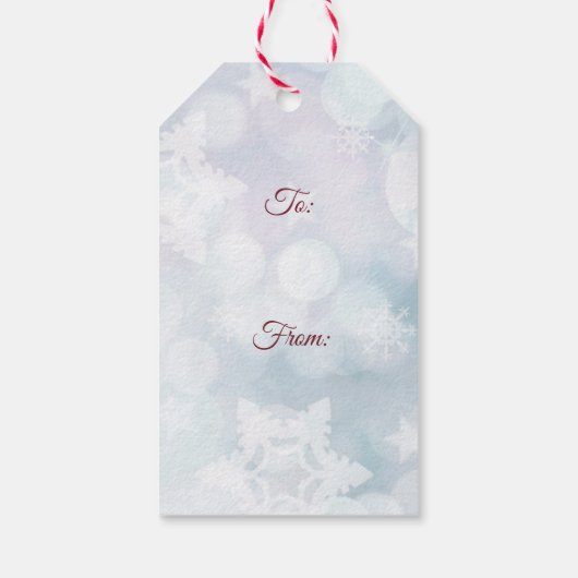 Snoman Gift Tag Geschenkanhänger (Rückseite)