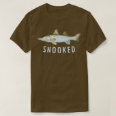Snook Fischen Salzwasserküche T-Shirt (Design vorne)