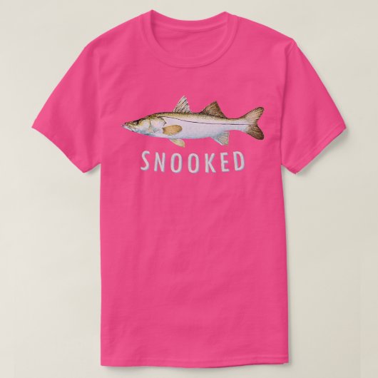 Snook Fischen Salzwasserküche T-Shirt (Design vorne)