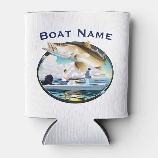 Snook Fishing Sunset Trucker Hat Dosenkühler (Vorderseite)