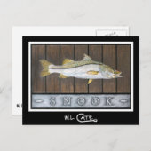 Snook Postkarten (Vorne/Hinten)