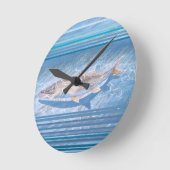 Snook Runde Wanduhr (Winkel)