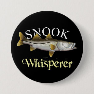 Snook Whisperer Dark Button