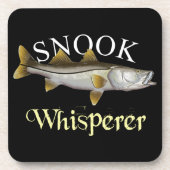 Snook Whisperer Dark Getränkeuntersetzer (Vorderseite)