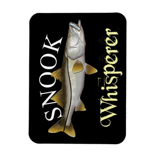 Snook Whisperer Dark Magnet (Vertikal)