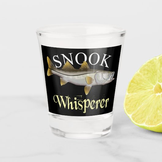 Snook Whisperer Dark Schnapsglas (Vorderseite)