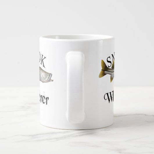 Snook Whisperer Light Jumbo-Tasse (Rückseite)