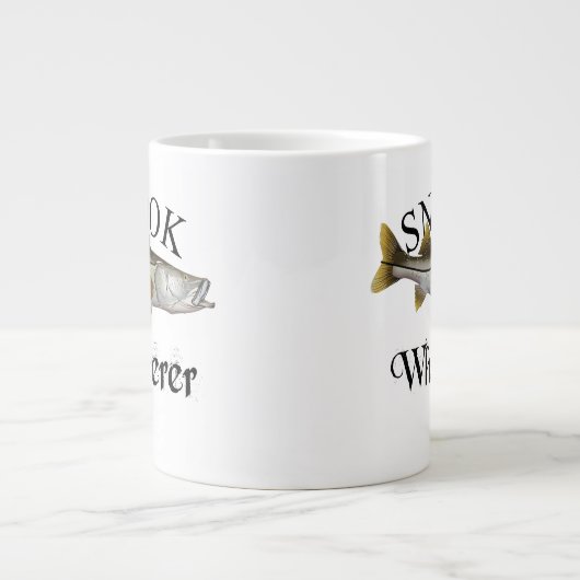Snook Whisperer Light Jumbo-Tasse (Vorderseite)