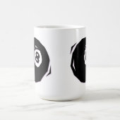 Snooker Ball 8 Minimalist Mug | Billiard Art Kaffeetasse (Mittel)