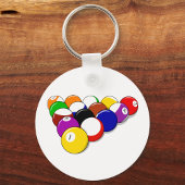 Snooker Balls Schlüsselanhänger