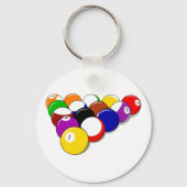 Snooker Balls Schlüsselanhänger (Rückseite)