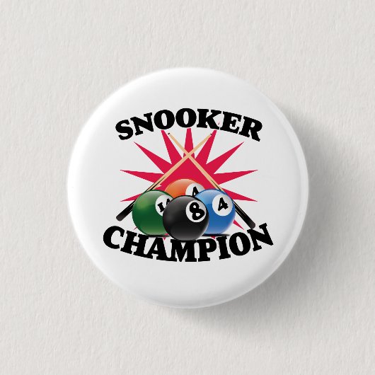 Snooker Champion Button (Vorderseite)