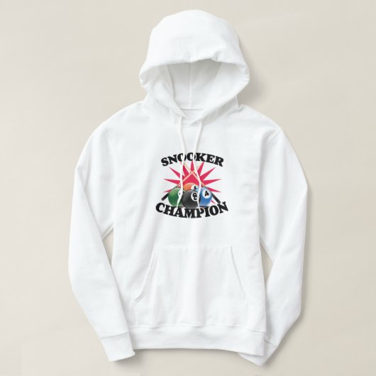Snooker Champion Hoodie (Design vorne)