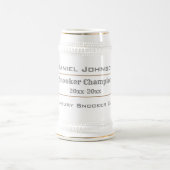 Snooker Champion oder Pool Champion Award Bierglas (Mittel)