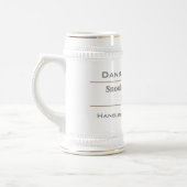 Snooker Champion oder Pool Champion Award Bierglas (Links)