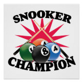 Snooker Champion Poster (Vorderseite)