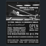 Snooker Club Portrait, Pool, Snooker Club Advertiv Flyer<br><div class="desc">Snooker Club Portrait,  Pool,  Snooker Club Werbung Flyer von der Business Card Store.</div>