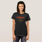 Snooker Coach Definition Pool Player Spaß 2 T-Shirt (Vorne ganz)