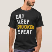 Snooker essen T-Shirt (Vorderseite)