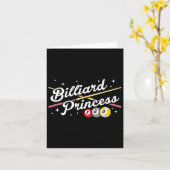 Snooker Game Billiard Princess Pool Spieler Billia Karte (Gelbe Blume)