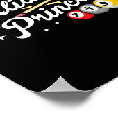 Snooker Game Billiard Princess Pool Spieler Billia Poster (Ecke)
