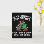 Snooker Game My Pool Strategy Pool Spieler Billiar Karte (Gelbe Blume)