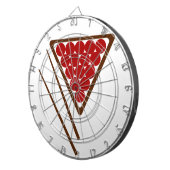 Snooker-Gestell-und Snooker-Stichwörter Dartscheibe (Vorderseite rechts)