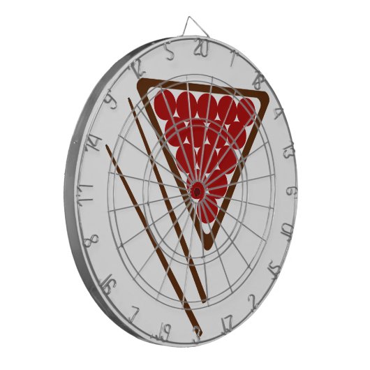 Snooker-Gestell-und Snooker-Stichwörter Dartscheibe (Vorderseite Links)