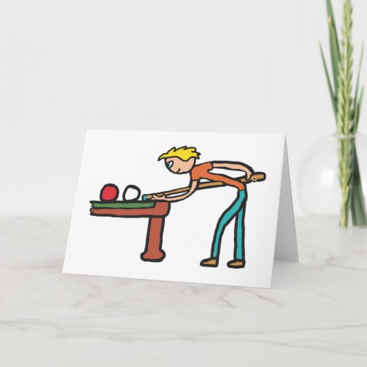 Snooker Karte (Vorderseite)