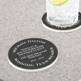 Snooker League Trophy Sandstone Untersetzer