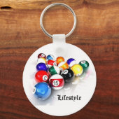 Snooker - Lifestyle Schlüsselanhänger (Vorderseite)
