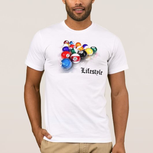 Snooker - Lifestyle T-Shirt (Vorderseite)