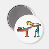 Snooker Magnet (Vorderseite/Rückseite)