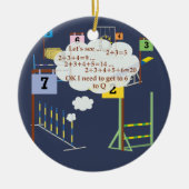 Snooker Math Keramik Ornament (Vorne)