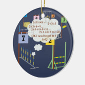 Snooker Math Keramik Ornament (Links)