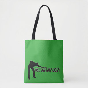 SNOOKER Moderner Schriftart + Ihre Ideen Tasche