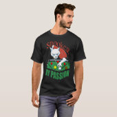Snooker my passion billiard player design snooker T-Shirt (Vorne ganz)