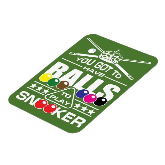 Snooker Notice Magnet (Linke Seite)