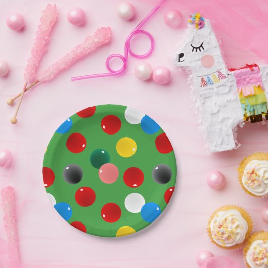 Snooker Player Geburtstagsparty Pappteller (Party)