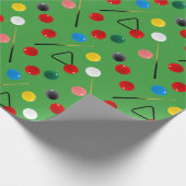 Snooker Player Geschenkpapier (Ecke)