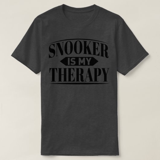 Snooker Snooker Billiards 1 T-Shirt (Design vorne)