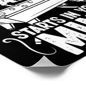 Snooker-Spiel beginnt in Mind Pool Ausrüstung für Poster (Ecke)