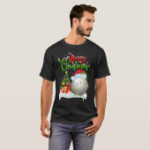 Snooker Sports   Xmas Decoration Santa Snooker Chr T-Shirt (Vorne ganz)