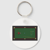 Snooker Table Schlüsselanhänger (Vorderseite)
