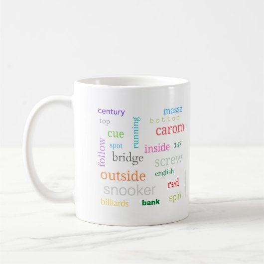 Snooker Tasse (Links)