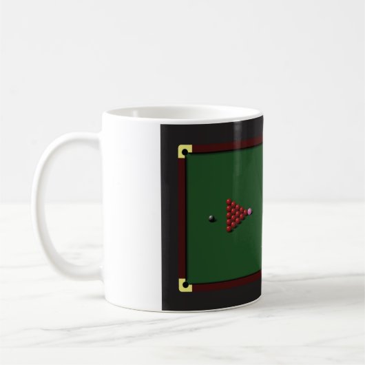 Snooker-Tasse Kaffeetasse (Links)