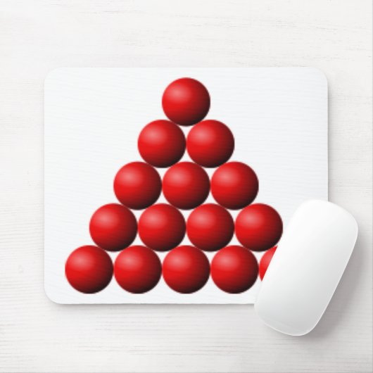 Snooker Triangle Mousepad (Mit Mouse)