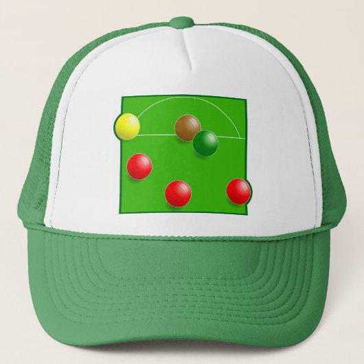 Snooker Truckerkappe (Vorderseite)