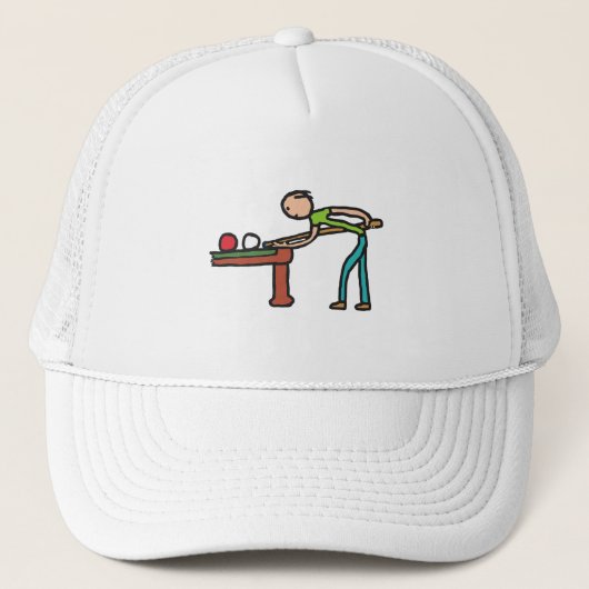 Snooker Truckerkappe (Vorderseite)