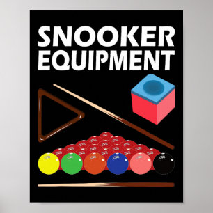 Snookerausrüstung Billard Jerseys für Männer 8 ll Poster